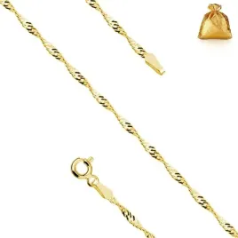 zlota-bransoletka-singapur-pozlacana-srebro-925-17cm-dla-dziewczynki-gratis