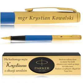 pioro-wieczne-parker-jotter-niebieskie-zlote-24k-pudelko-z-dedykacja-grawer