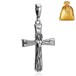 srebrny-oksydowany-wisiorek-krzyzyk-zawieszka-krzyz-jezus-inri-925-woreczek