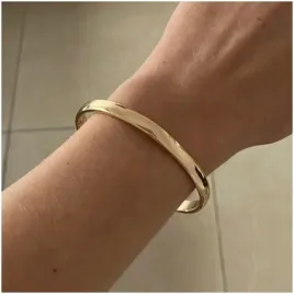 zlota-bransoletka-sztywna-klasyczna-dla-niej-18k-stal-chirurgiczna-gratis