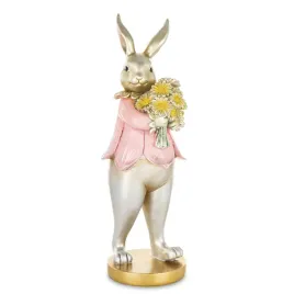 krolik-kroliczek-figura-figurka-urocza-rozowa-z-kwiatami-w-rekach-zlota