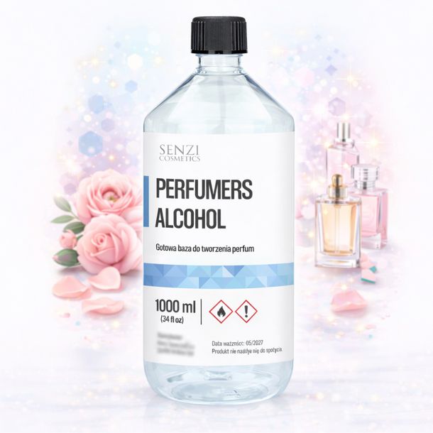 PERFUMERS ALCOHOL Profesjonalna Baza Kosmetyczna Do Perfum Etanol 1l