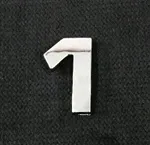 emblemat-litera-literka-cyfra-cyfry-chrom-1-jeden