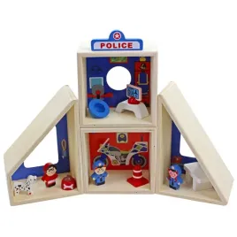 drewniany-posterunek-policji-klocki-figurki-zestaw-3-zabawka-edukacyjna