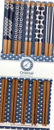 zestaw-paleczek-do-sushi-premium-niebieskie-wzory-225cm