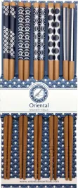 zestaw-paleczek-do-sushi-premium-niebieskie-wzory-225cm
