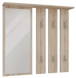 wieszak-ubrania-lustro-korytarz-opal-dab-sonoma