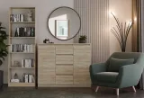 komoda-2d4s-120-cm-szafka-2-drzwi-4-szuflady-dab-sonoma-stan-nowy