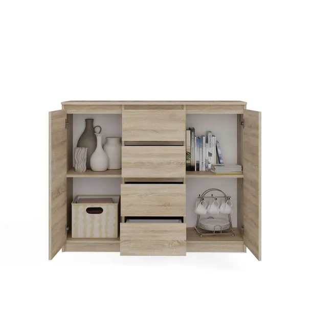 komoda-2d4s-120-cm-szafka-2-drzwi-4-szuflady-dab-sonoma-kolor-frontow-dab-sonoma