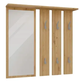 wieszak-ubrania-lustro-korytarz-opal-dab-artisan