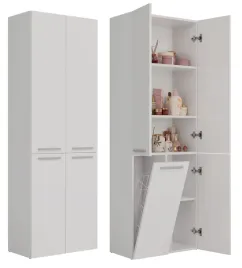 szafka-regal-slupek-nel-dd-1k-kosz-60cm-biel