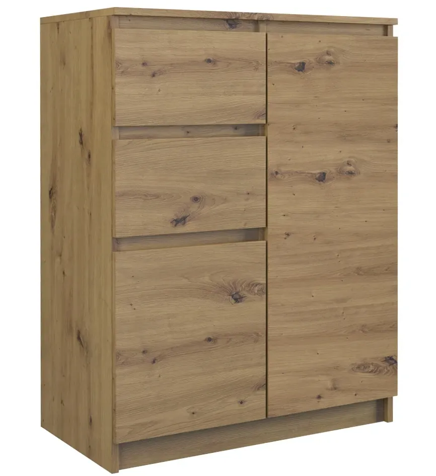 komoda-2d2s-szafka-wys-97-cm-2-drzwi-2-szuflady-dab-artisan-stan-nowy