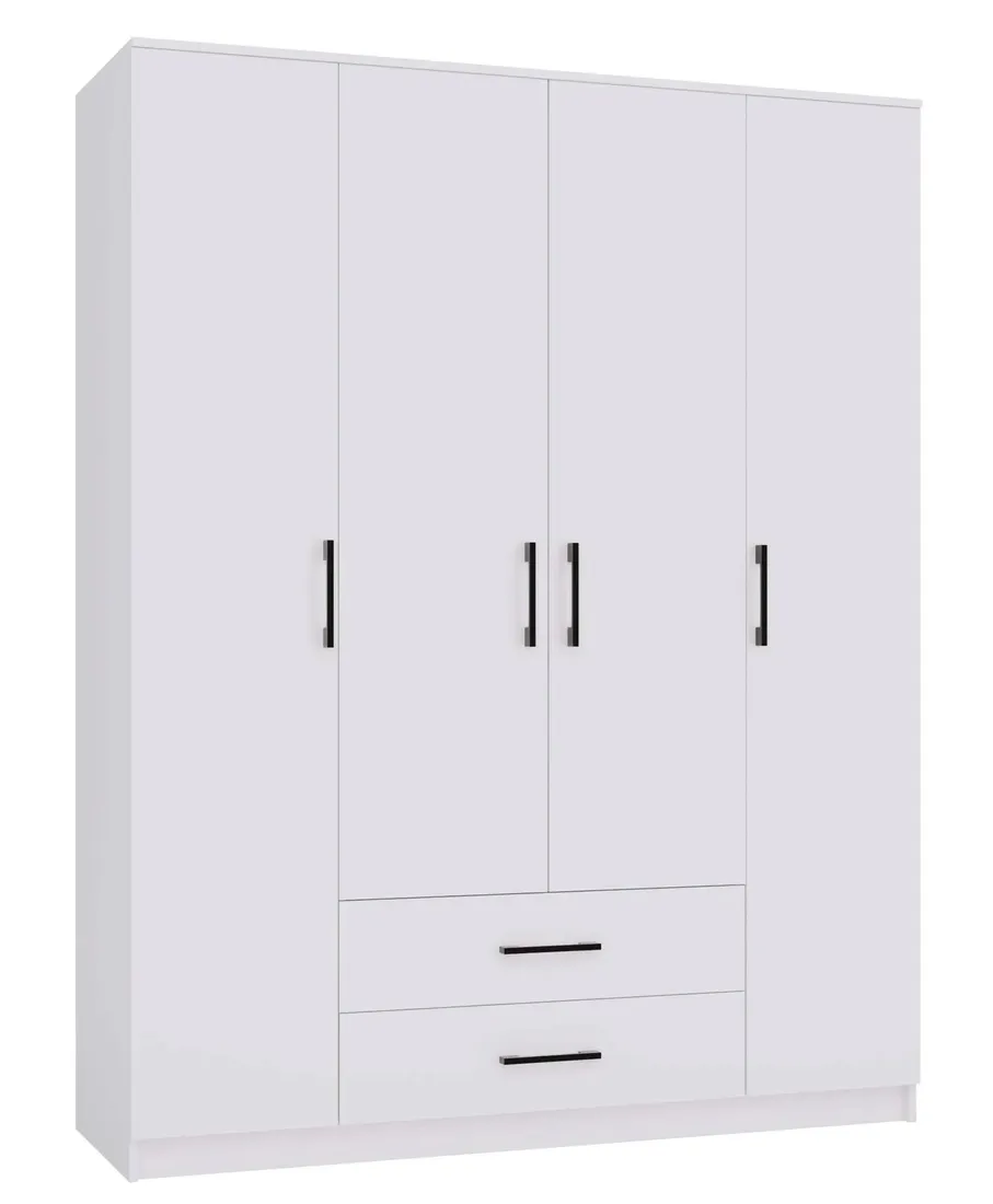 szafa-romana-160-biel-biala-drzwi-2-szuflady-160-cm-salon-sypialnia-stan-nowy