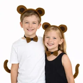 zestaw-misia-niedzwiadek-opaska-88495-ogon-brazowy-mis-zoo-zwierzeta