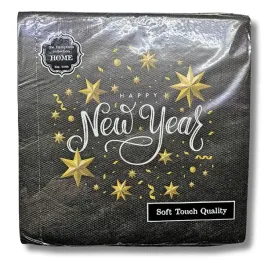20-szt-serwetki-sylwestrowe-38x38-czarne-z-gwiazdkami-happy-new-year-38x38