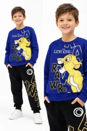 dres-sportowy-chlopiecy-110-krol-lew-bluza-spodnie-komplet-zestaw-dresy