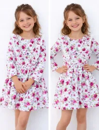 sukienka-92-w-kwiaty-falbanki-elegancka-wesele-urodziny-dla-dziewczynki