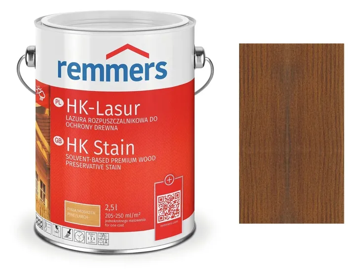 Remmers HK-Lasur impregnat do drewna 5 L KASZTAN