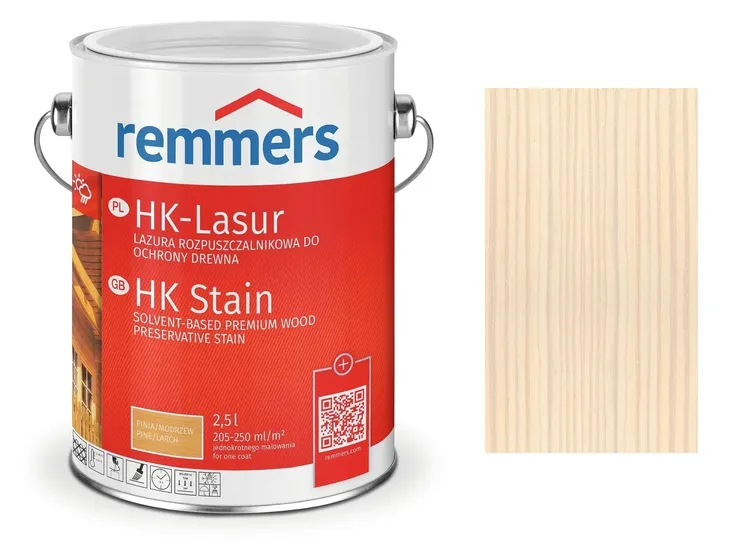 Remmers HK-Lasur impregnat do drewna 5 L BIAŁY