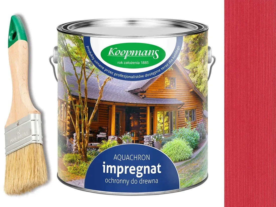 koopmans-aquachron-impregnat-20l-a6-czerwony-stan-nowy