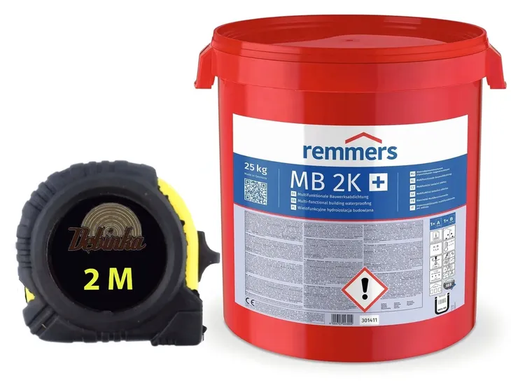 Remmers MB 2K Multi-Baudicht HYDROIZOLACJA 25KG - w 3 PODZIELONYCH PORCJACH