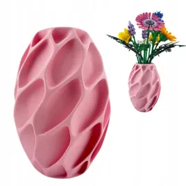 virida-rozowy-wazon-do-kwiatow-lego-icons-botanicals-suszone-kompozycje