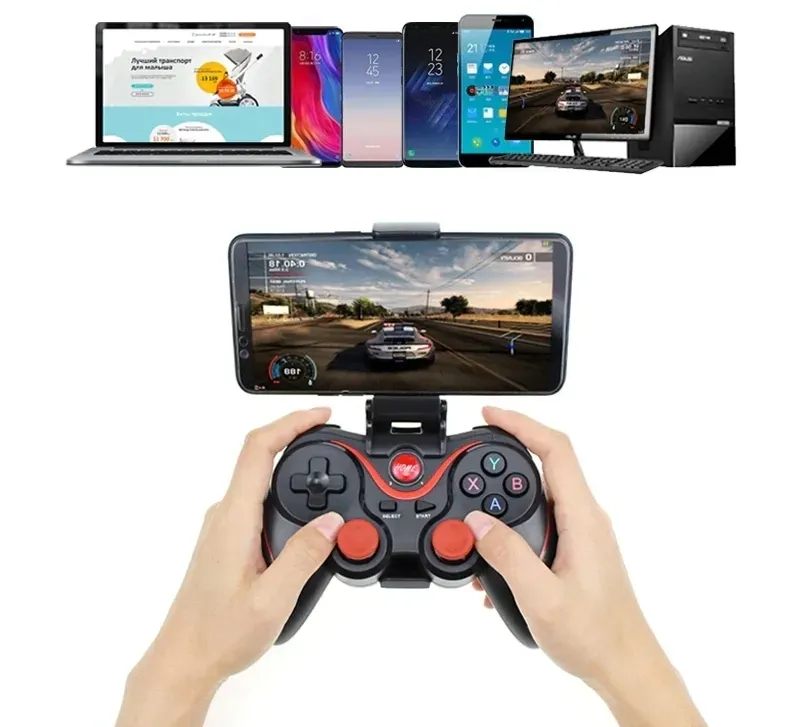 gamepad-kontroler-bluetooth-telef-android-uchwyt-stan-nowy