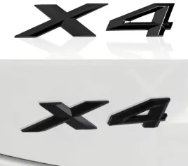 emblemat-znaczek-napis-do-bmw-x4-czarny-polysk