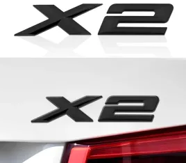 emblemat-znaczek-napis-do-bmw-x2-czarny-polysk