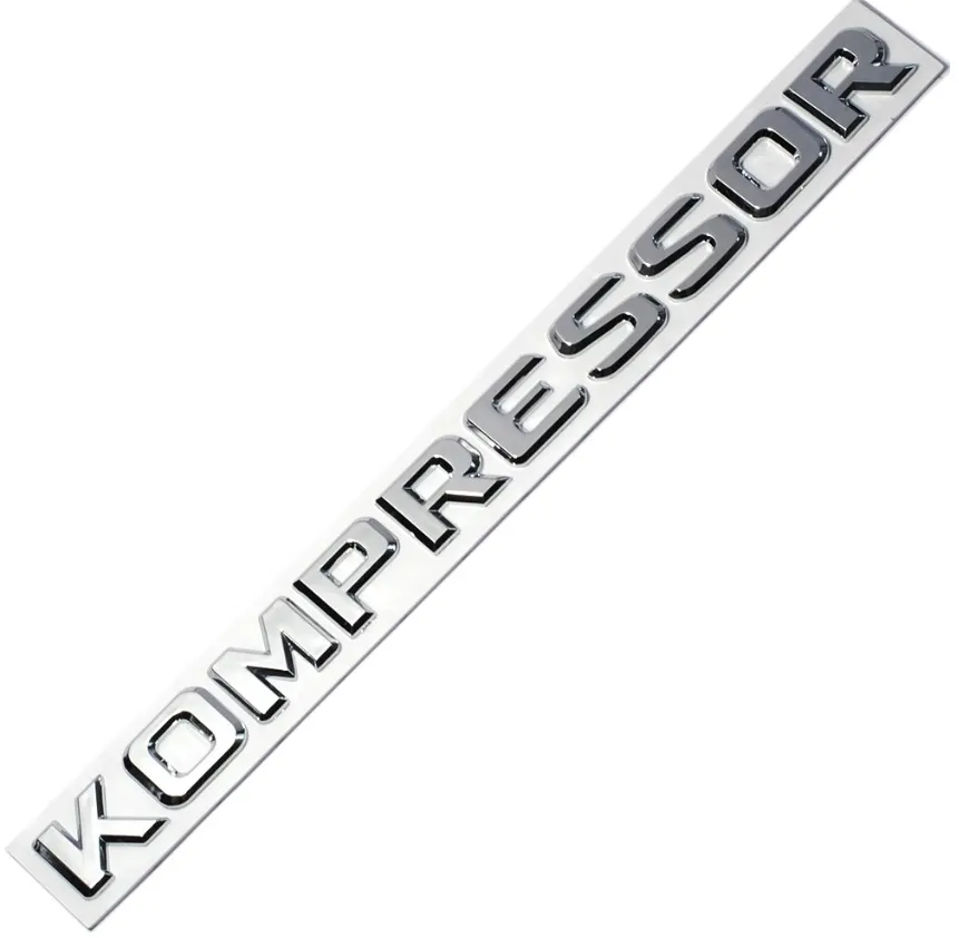 emblemat-napis-kompressor-chromowany-mercedes-stan-nowy
