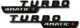 mercedes-turbo-4matic-emblemat-znaczek-napis-czarny-polysk-para