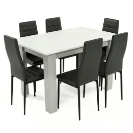 zestaw-stol-120x80-blat-bialy-nogi-jasno-szare-6-czarnych-krzesel-nicea
