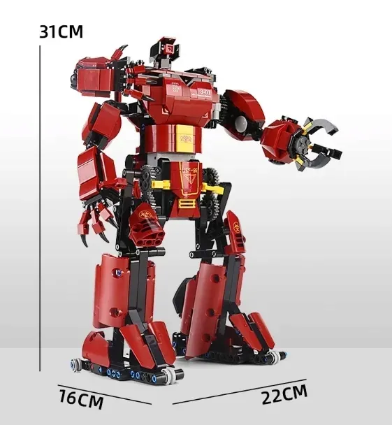 robot-sterowany-rc-aplikacja-klocki-mouldking-technic-material-plastik