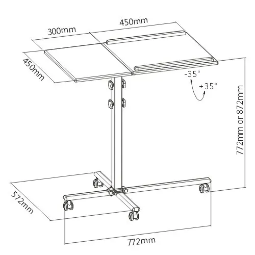 stolik-statyw-wozek-pod-projektor-laptop-rzutnik