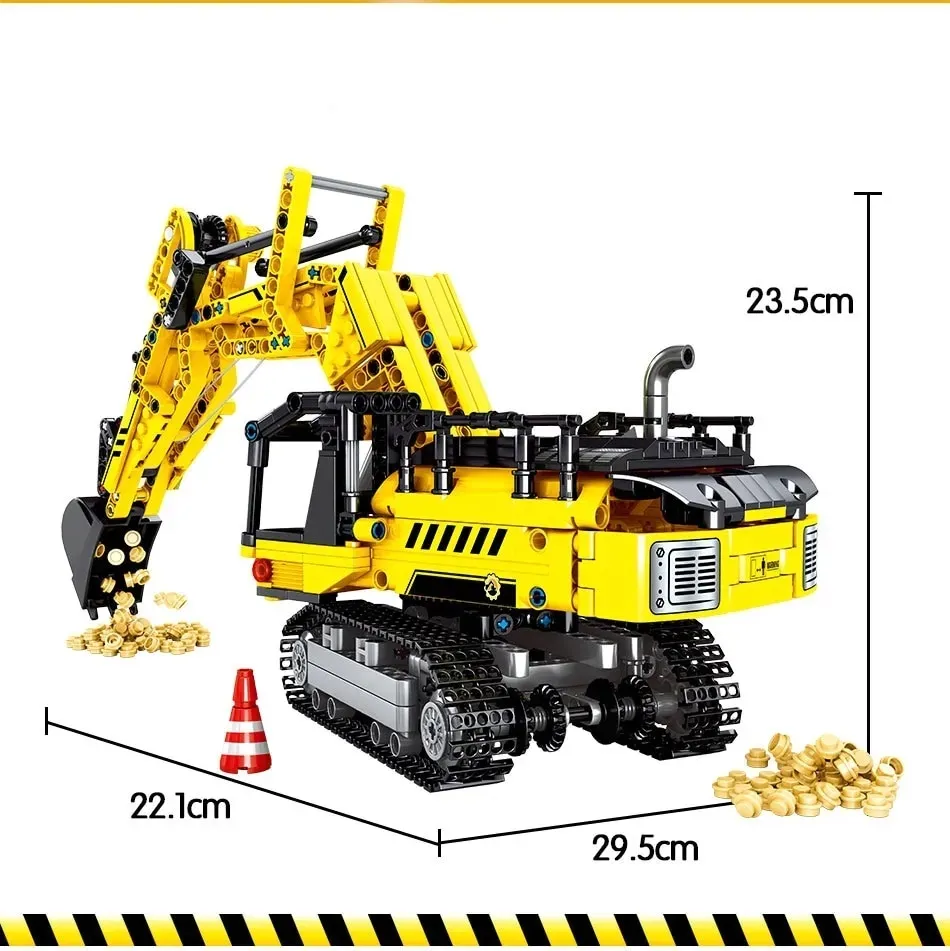 klocki-techniczne-koparka-ruchome-elementy-841-el-technic