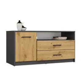 szafka-rtv-antracyt-dab-artisan-109-cm-2-szuflady-1-drzwi