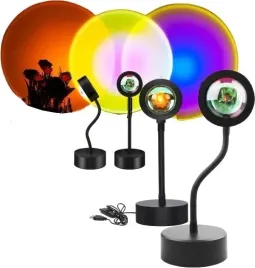 lampa-projektor-imitacja-zachodu-slonca-tlo-zdjec