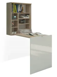 biurko-wiszace-rozkladane-dab-sonoma-bialy-polysk