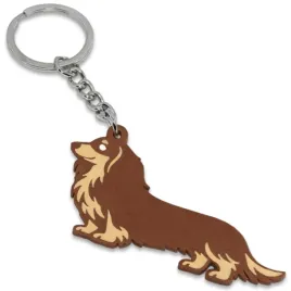 brelok-breloczek-do-kluczy-torebki-pies-z-psem-jamnik-dlugowlosy-brazowy