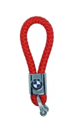 bmw-brelok-breloczek-pleciony-czerwony