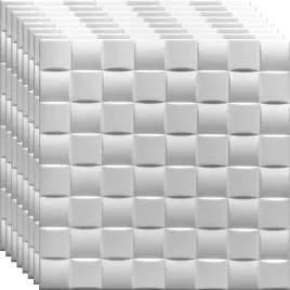 kasetony-sufitowe-panele-scienne-biale-wzor-irys-2m2
