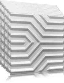 biale-kasetony-sufitowe-panel-scienne-3d-zygzak-2m2
