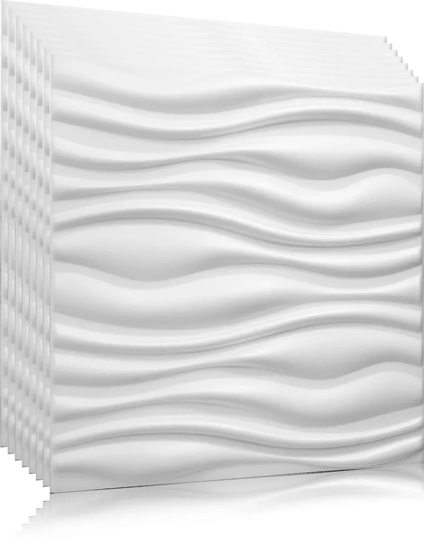 kasetony-sufitowe-panele-scienne-flow-biale-2m2-stan-nowy