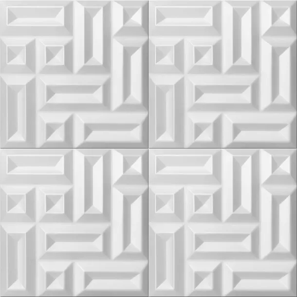 biale-square-panele-scienne-kasetony-sufitowe-3d-stan-nowy-gama-kolorystyczna-biel