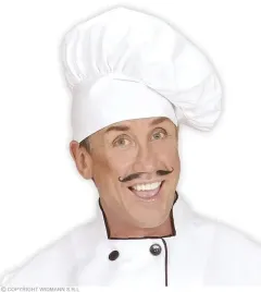 czapka-kucharza-kucharz-szefa-kuchni-biala-tanio