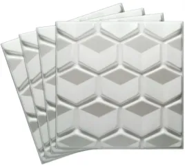 biale-kasetony-sufitowe-panele-scienne-3d-honey-4x