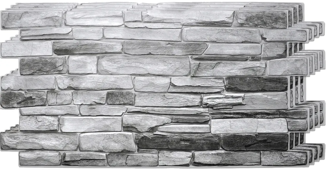 szare-panele-scienne-lupek-3d-pcv-stone-grey-4x-stan-nowy