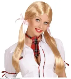 peruka-uczennica-studentka-blondynka-z-kitkami