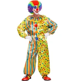 stroj-klaun-klauna-clown-w-paski-i-groszki-l