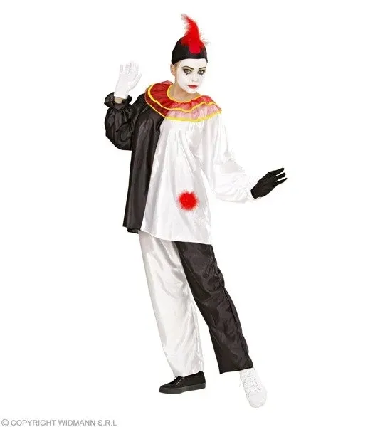 stroj-pierrot-klaun-mim-czarno-bialy-s